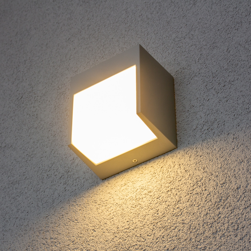 Brilagi - LED Spoljna zidna lampa TERNI LED/12W/230V sivo IP44