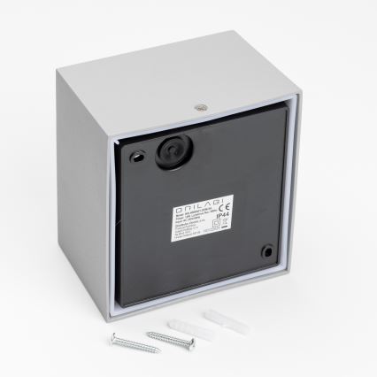 Brilagi - LED Spoljna zidna lampa TERNI LED/12W/230V sivo IP44