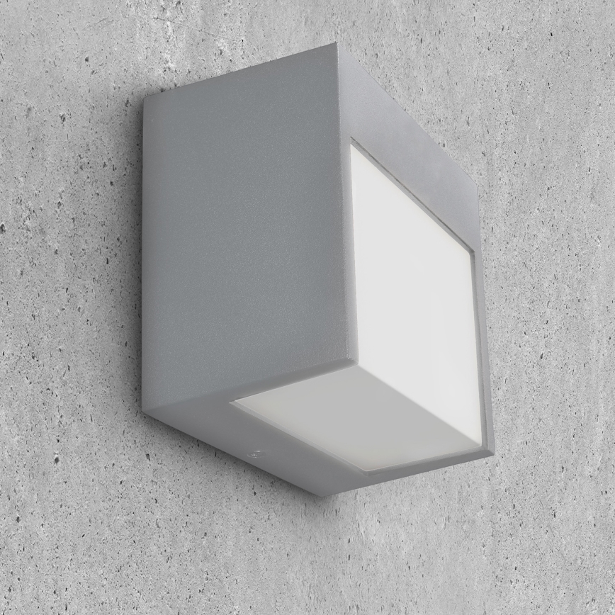 Brilagi - LED Spoljna zidna lampa TERNI LED/12W/230V sivo IP44