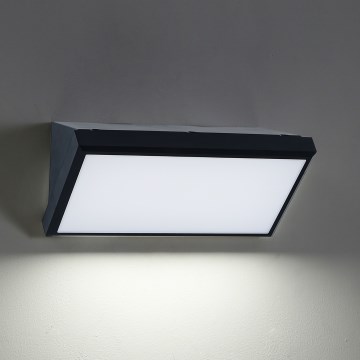 Brilagi - LED Spoljna zidna lampa TRIANGLE LED/20W/230V 3000/4000/6500K crno IP65