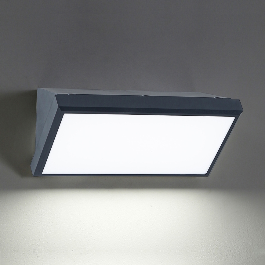 Brilagi - LED Spoljna zidna lampa TRIANGLE LED/20W/230V Antracit IP65