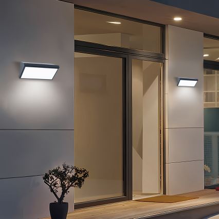 Brilagi - LED Spoljna zidna lampa TRIANGLE LED/20W/230V Antracit IP65