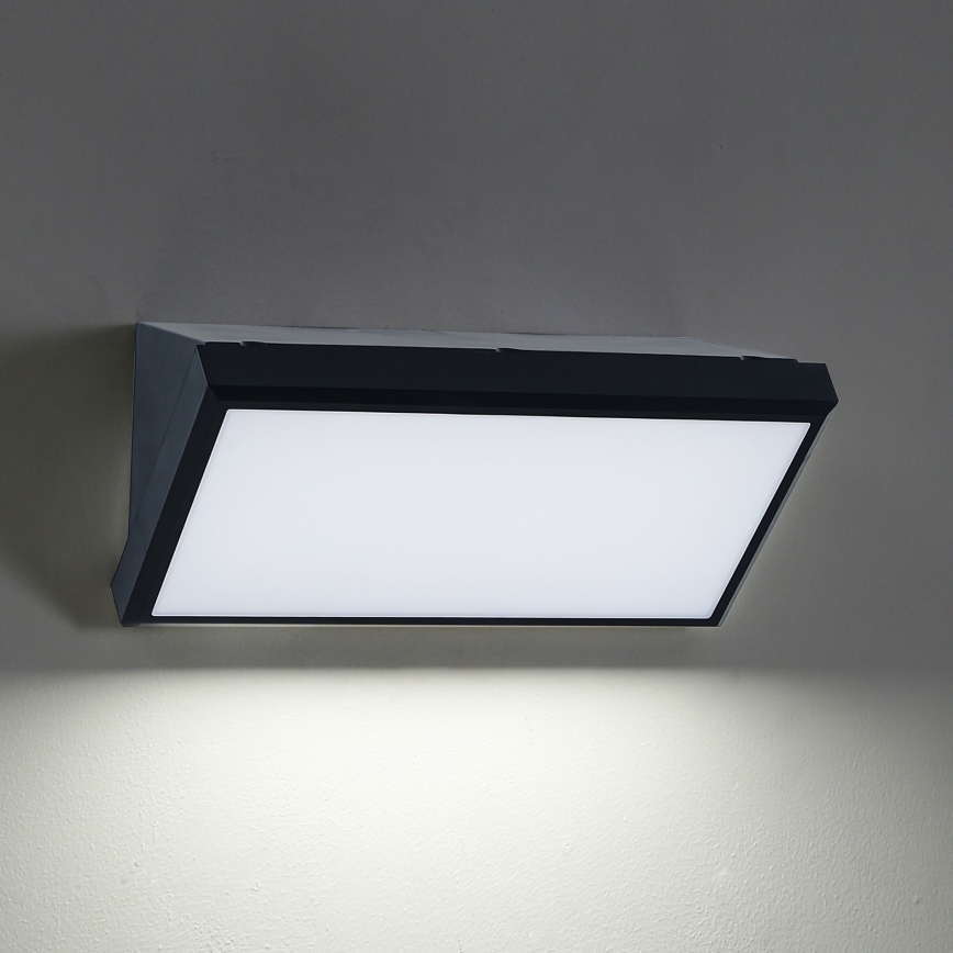 Brilagi - LED Spoljna zidna lampa TRIANGLE LED/20W/230V crno IP65