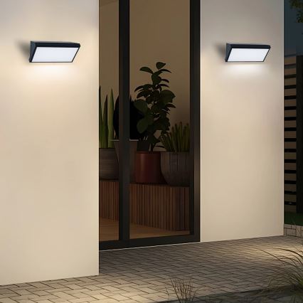 Brilagi - LED Spoljna zidna lampa TRIANGLE LED/20W/230V crno IP65