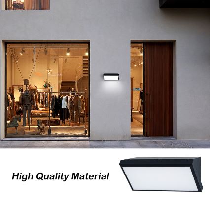 Brilagi - LED Spoljna zidna lampa TRIANGLE LED/20W/230V crno IP65