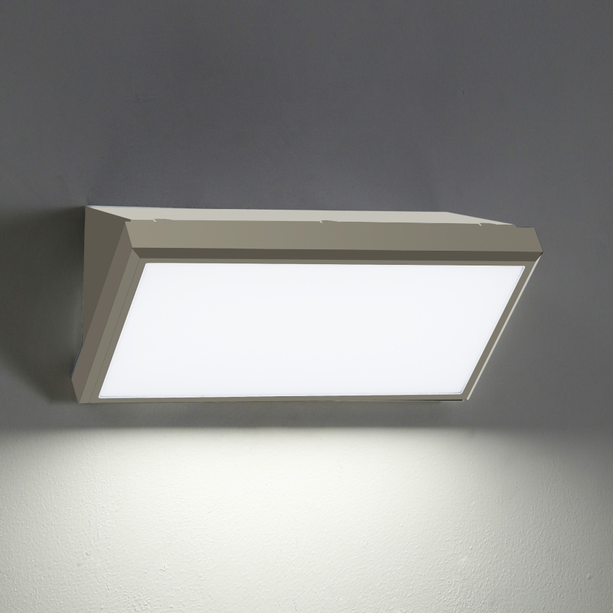 Brilagi - LED Spoljna zidna lampa TRIANGLE LED/20W/230V sivo IP65