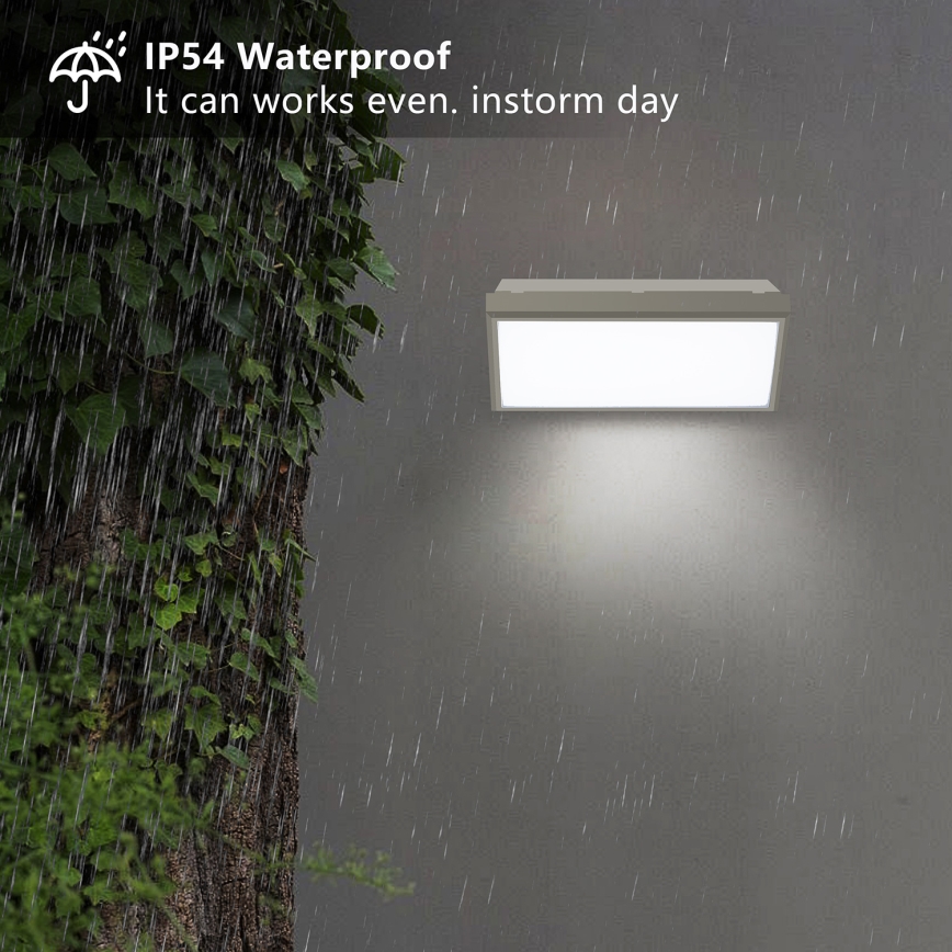 Brilagi - LED Spoljna zidna lampa TRIANGLE LED/20W/230V sivo IP65
