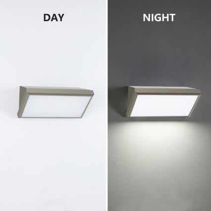 Brilagi - LED Spoljna zidna lampa TRIANGLE LED/20W/230V sivo IP65