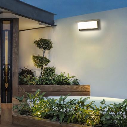 Brilagi - LED spoljna zidna svetiljka BRICKY LED/12W/230V siva IP54