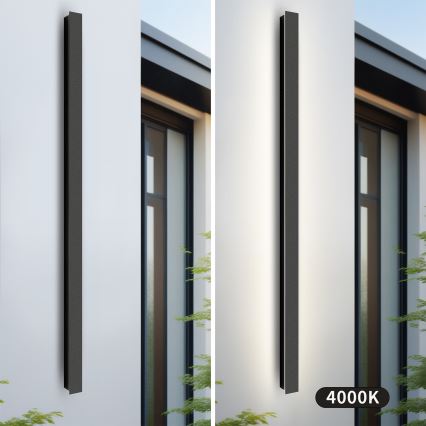 Brilagi - Spoljašnje LED zidno svetlo LINEAR LED/32W/230V 4000K IP65 140 cm crna