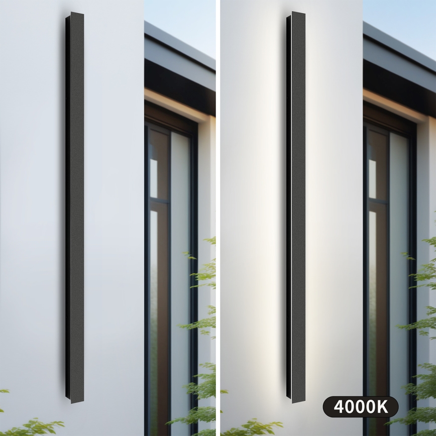 Brilagi - Spoljašnje LED zidno svetlo LINEAR LED/32W/230V 4000K IP65 140 cm crna