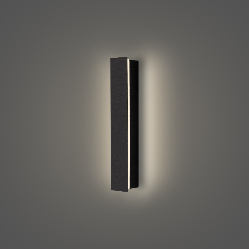 Brilagi - LED spoljna zidna svetiljka LINEAR LED/8W/230V 4000K IP65 30 cm crna