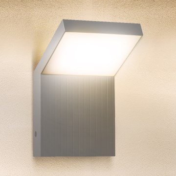 Brilagi - LED spoljna zidna svetiljka RIANO LED/8W/230V srebrna IP65