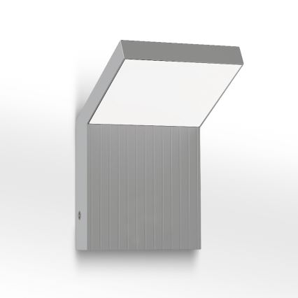 Brilagi - LED spoljna zidna svetiljka RIANO LED/8W/230V srebrna IP65