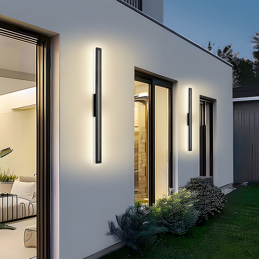 Brilagi - LED spoljašnje zidno svetlo LINEO LED/24W/230V 4000K IP65 100 cm crna