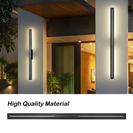 Brilagi - LED spoljašnje zidno svetlo LINEO LED/24W/230V 4000K IP65 100 cm crna
