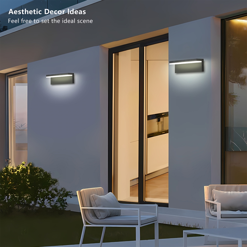 Brilagi - LED spoljno zidno svetlo TESSI LED/10W/230V antracit IP54