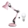 Brilagi - LED Stona lampa ROMERO 1xE27/10W/230V roze
