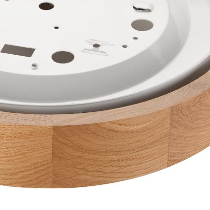 Brilagi - LED stropna svetiljka CARVALHO 1xE27/60W/230V hrast prečnika 27,5 cm