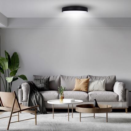 Brilagi - LED stropna svetiljka POOL LED/36W/230V 3000/4500/6000K prečnik 30 cm crna