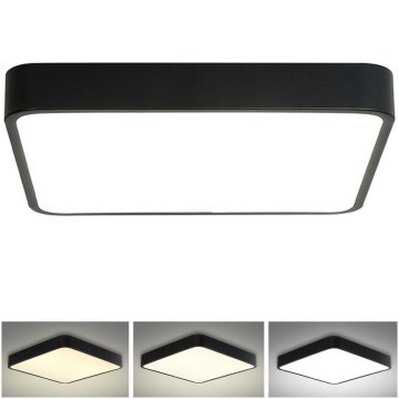 Brilagi - LED stropna svetiljka POOL LED/48W/230V 3000/4500/6000K 50x50 cm crna