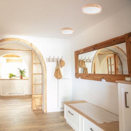 Brilagi - LED Prigušiva stropna svjetiljka MANAROLA SMART LED/24W/230V 2700-6500K pr. 41 cm Wi-Fi + daljinski upravljač Tuya