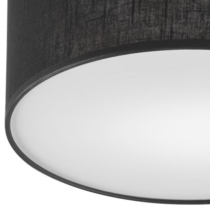 Brilagi - LED stropno svetlo BELLADONNA 1xE27/15W/230V Ø 30 cm crna/hrast