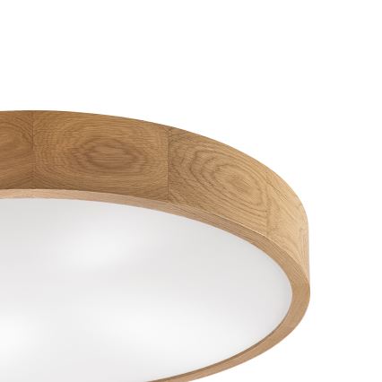 Brilagi - LED stropno svetlo CARVALHO 4xE27/60W/230V hrast, prečnik 57,5 cm