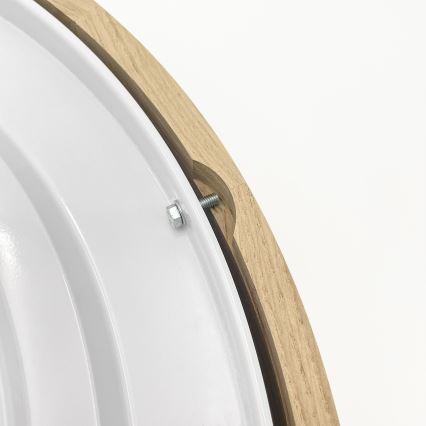 Brilagi - LED stropno svetlo CARVALHO 4xE27/60W/230V hrast, prečnik 57,5 cm