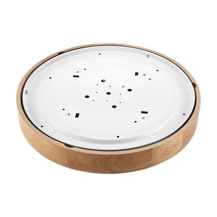 Brilagi - LED stropno svetlo CARVALHO 4xE27/60W/230V hrast, prečnik 57,5 cm