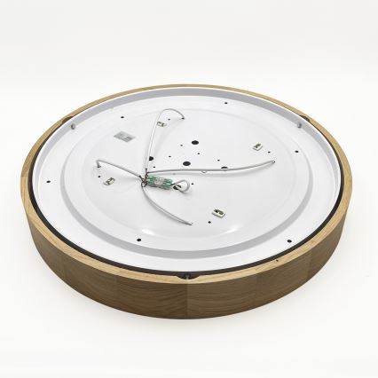 Brilagi - LED stropno svetlo CARVALHO 4xE27/60W/230V hrast, prečnik 57,5 cm