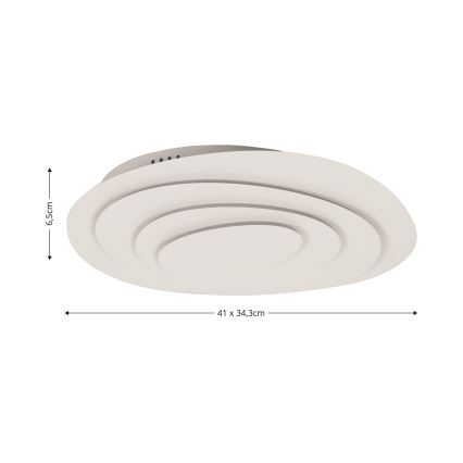 Brilagi - LED prigušiva plafonska lampa MODERN MINI LED/48W/230V 3000/4000/6000K 41x34,3 cm + daljinski upravljač
