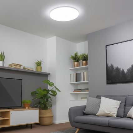 Brilagi - LED prigušiva stropna svetiljka SMART LED/24W/230V prečnik 38 cm 2700-6500K Wi-Fi Tuya + daljinski upravljač