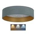 Brilagi - LED stropno svetlo VELVET STAR LED/24W/230V prečnik 40 cm 3000K/4000K/6400K mint zelena/zlatna