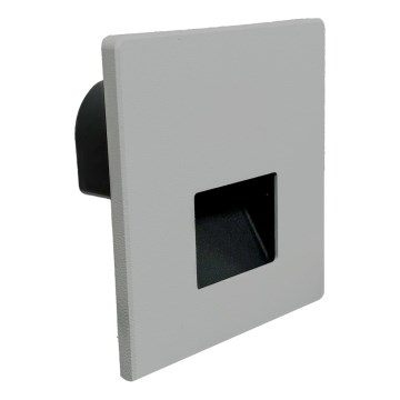 Brilagi - LED svetlo za stepenište JACK LED/3W/230V 3000/4000/6500K IP65 siva