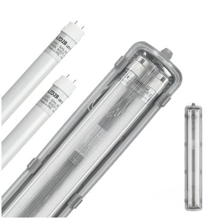 Brilagi - LED tehnička fluorescentna svetiljka OPTIMA T8 2xG13/9W/230V 4000K IP65 67,5 cm