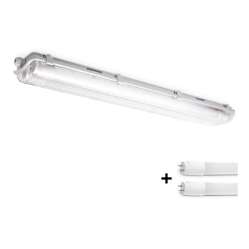 Brilagi - LED tehnička fluorescentna svetiljka OPTIMA T8 2xG13/9W/230V 4000K IP65 67,5 cm