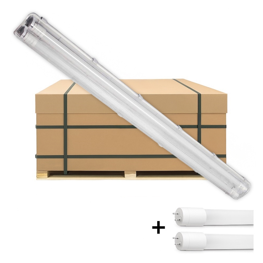 Brilagi - LED tehničko fluorescentno svetlo OPTIMA T8 2xG13/18W/230V 4000K IP65 128 cm - paleta 110 kom