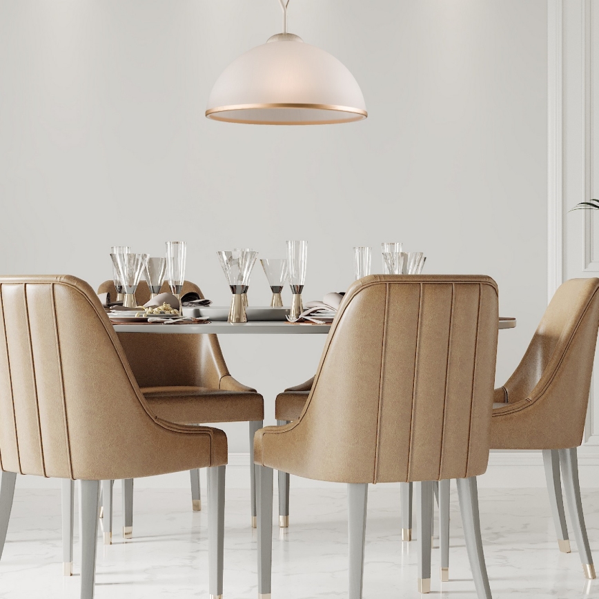 Brilagi - LED Viseći luster ANTICO 1xE27/60W/230V bela patina