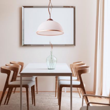 Brilagi - LED Viseći luster ANTICO 1xE27/60W/230V bronzana patina