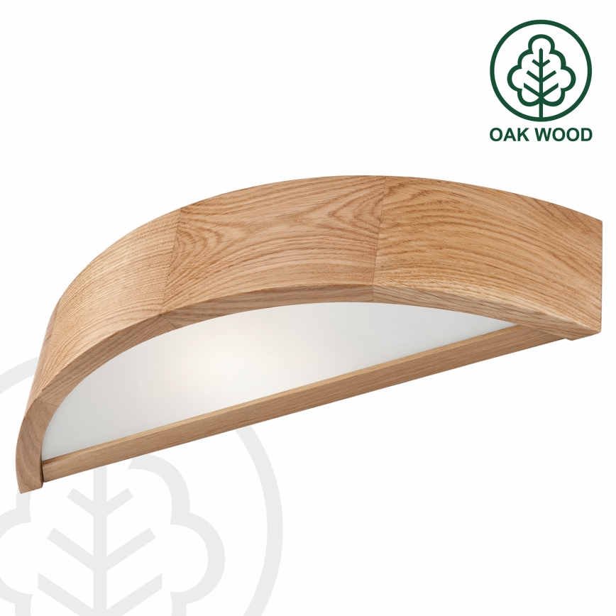 Brilagi - LED Zidna lampa CARVALHO 1xE27/60W/230V hrast