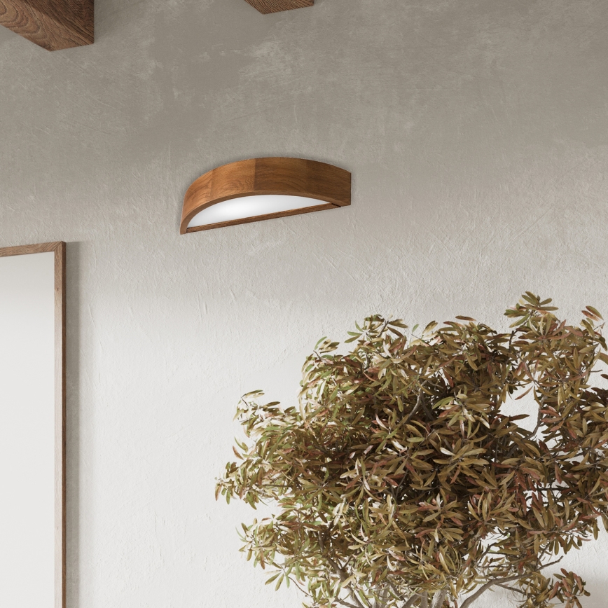 Brilagi - LED Zidna lampa CARVALHO 1xE27/60W/230V hrast