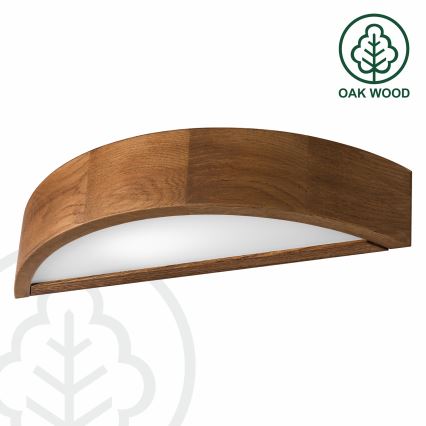 Brilagi - LED Zidna lampa CARVALHO 1xE27/60W/230V hrast