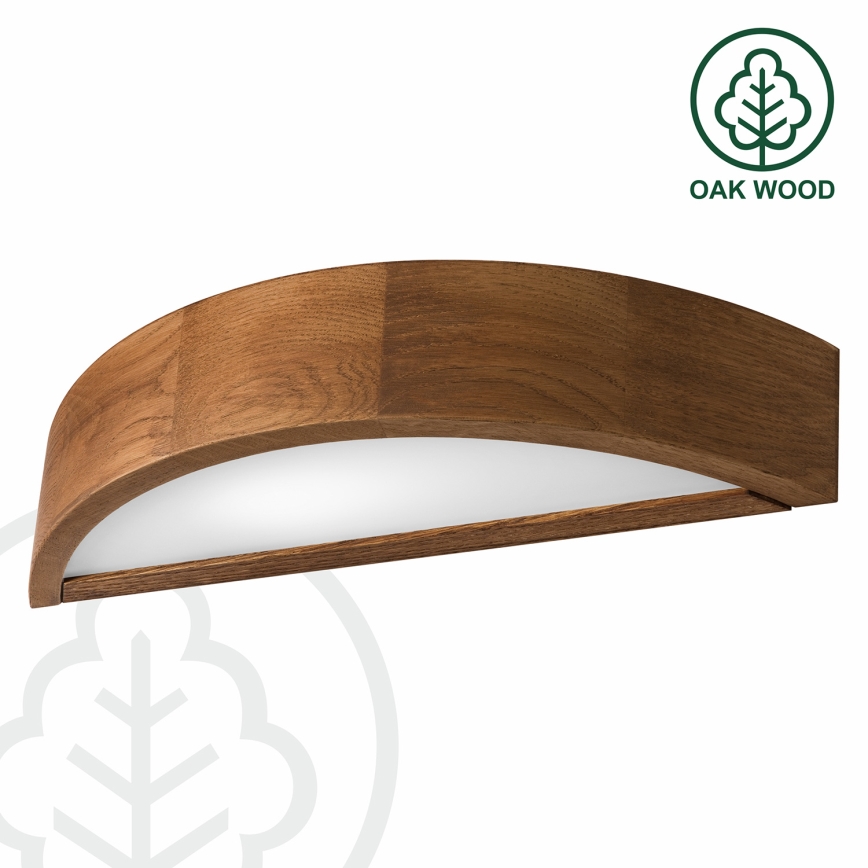 Brilagi - LED Zidna lampa CARVALHO 1xE27/60W/230V hrast