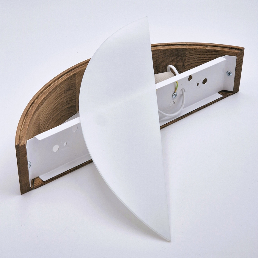 Brilagi - LED Zidna lampa CARVALHO 1xE27/60W/230V hrast