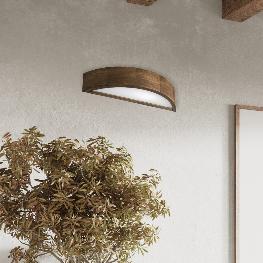 Brilagi - LED Zidna lampa CARVALHO 1xE27/60W/230V hrast