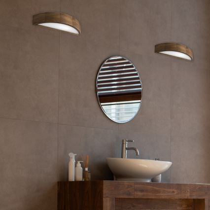 Brilagi - LED Zidna lampa CARVALHO 1xE27/60W/230V hrast