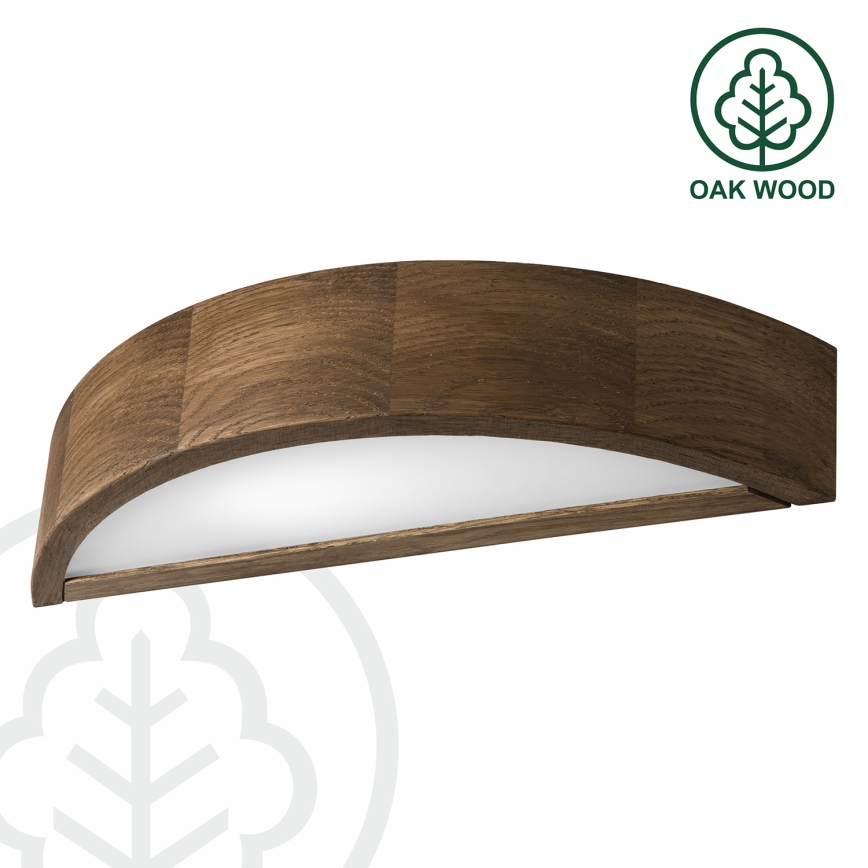 Brilagi - LED Zidna lampa CARVALHO 1xE27/60W/230V hrast
