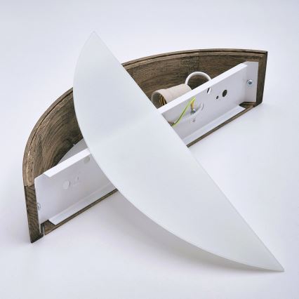 Brilagi - LED Zidna lampa CARVALHO 1xE27/60W/230V hrast