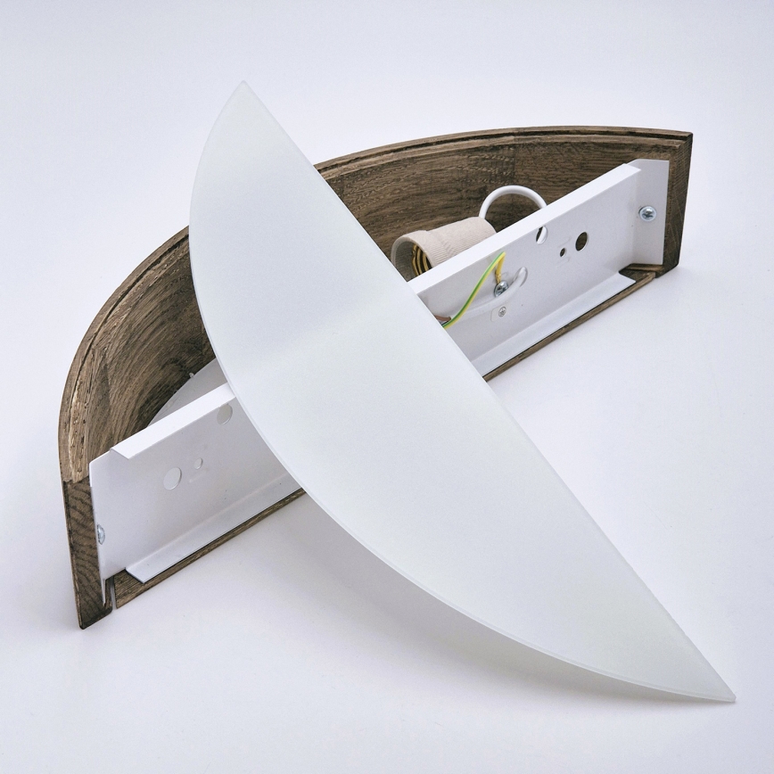 Brilagi - LED Zidna lampa CARVALHO 1xE27/60W/230V hrast